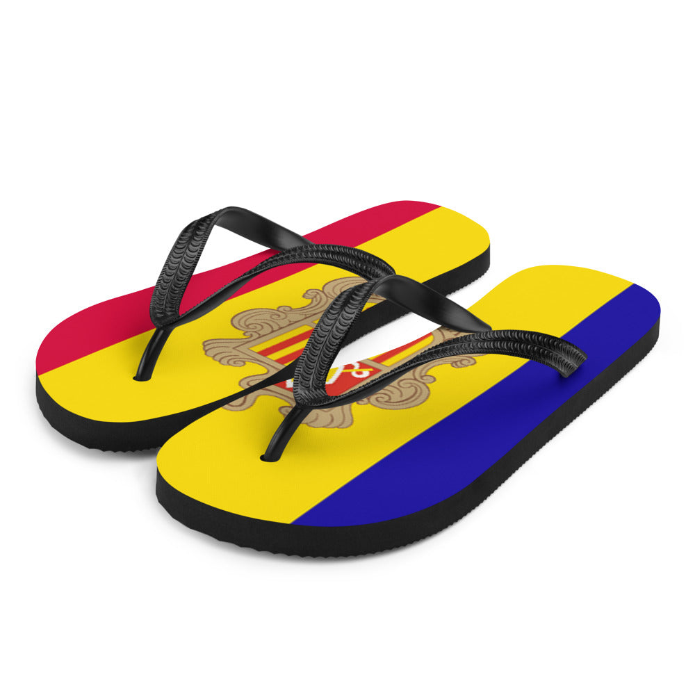 National Flag Flip Flops - Collection 1 Andorra flip-flops-m
