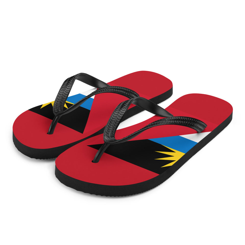 National Flag Flip Flops - Collection 1 Antigua & Barbuda flip-flops-m
