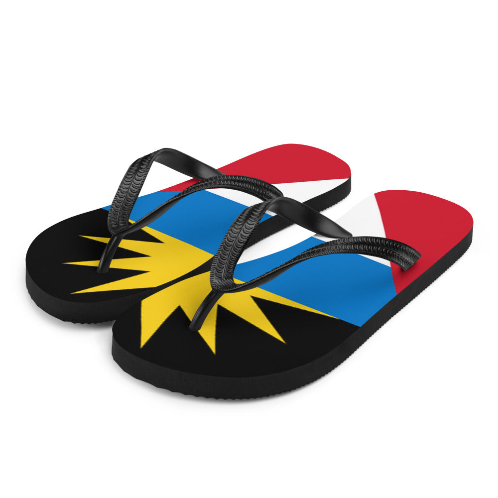 National Flag Flip Flops - Collection 1 Antigua & Barbuda flip-flops-m
