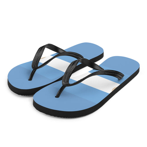 National Flag Flip Flops - Collection 1 Argentina / S / White