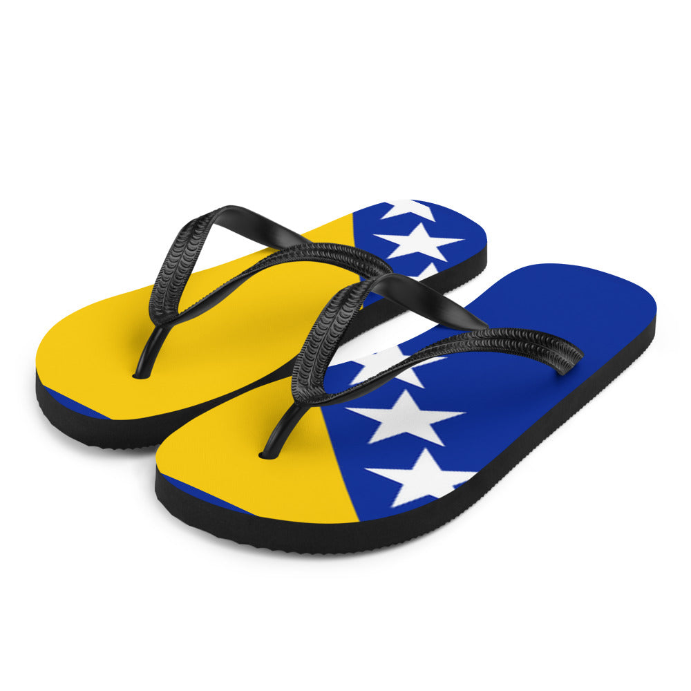 National Flag Flip Flops - Collection 1 Bosnia & Herzegovina flip-flops-m