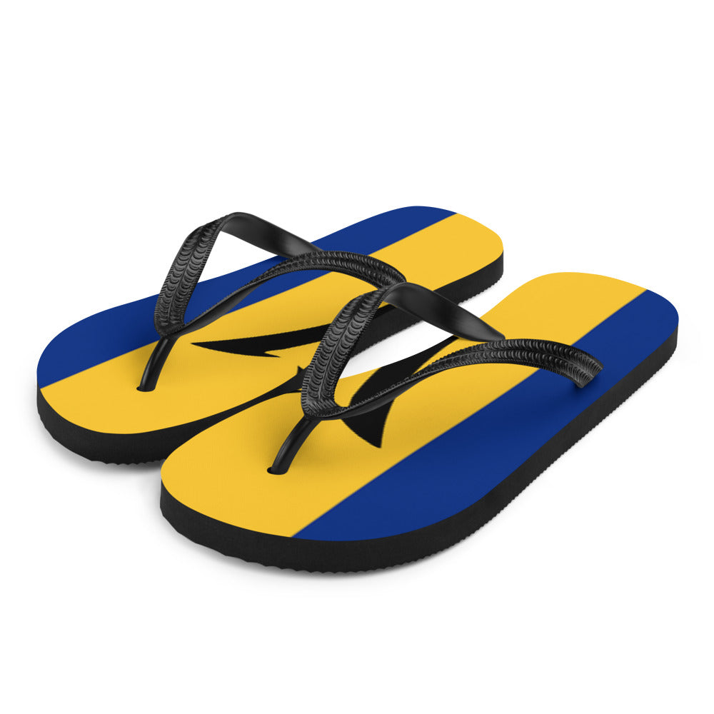 National Flag Flip Flops - Collection 1 Barbados flip-flops-m