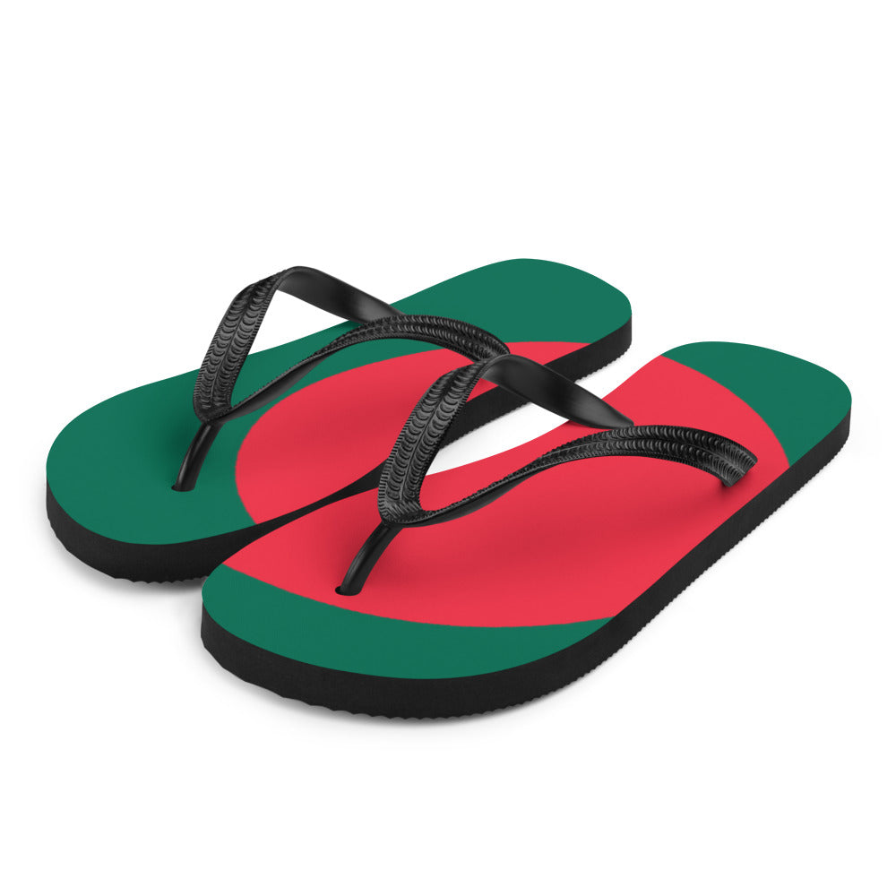 National Flag Flip Flops - Collection 1 Bangladesh flip-flops-m