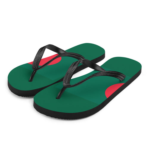 National Flag Flip Flops - Collection 1 Bangladesh / S / White