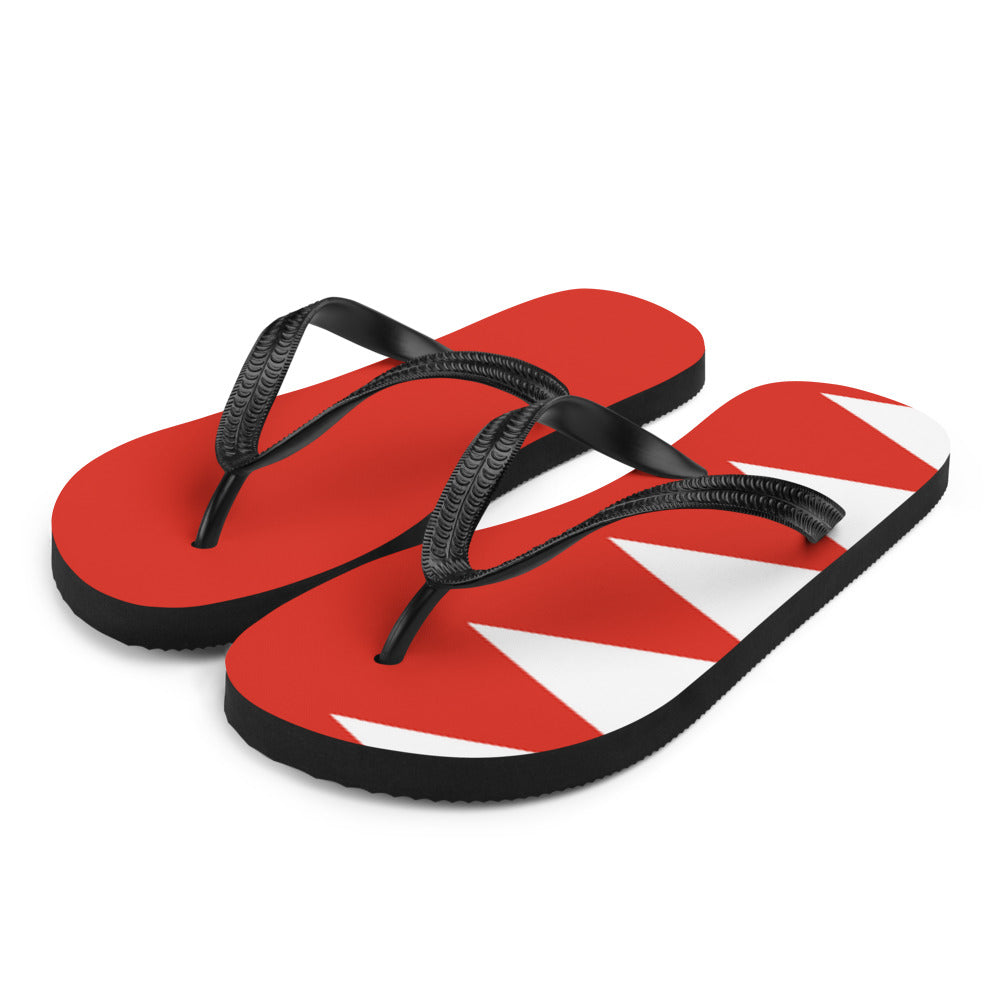 National Flag Flip Flops - Collection 1 Bahrain flip-flops-m