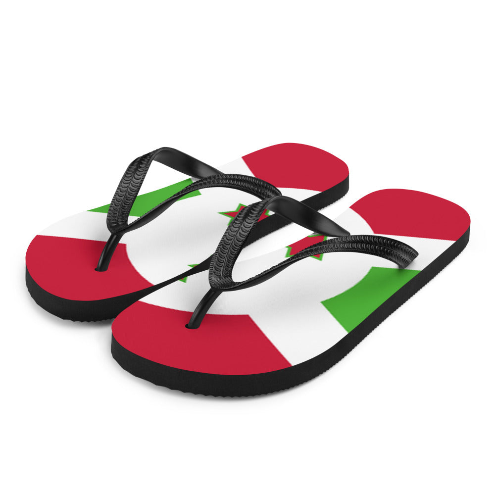 National Flag Flip Flops - Collection 1 Burundi flip-flops-m