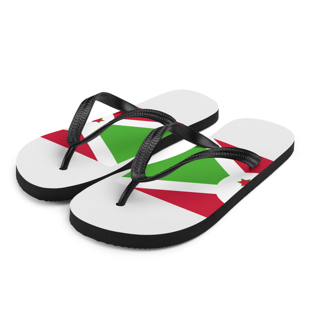National Flag Flip Flops - Collection 1 Burundi flip-flops-m