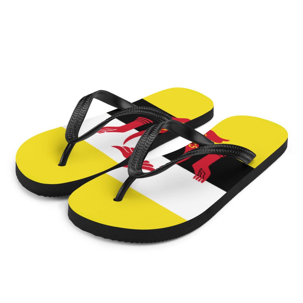 National Flag Flip Flops - Collection 1 Brunei flip-flops-m