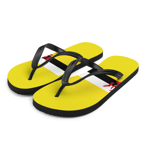 National Flag Flip Flops - Collection 1 Brunei / S / White