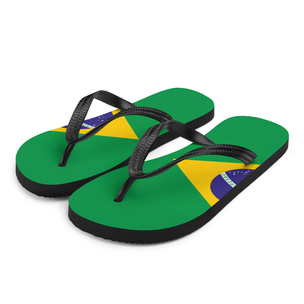 National Flag Flip Flops - Collection 1 Brazil flip-flops-m