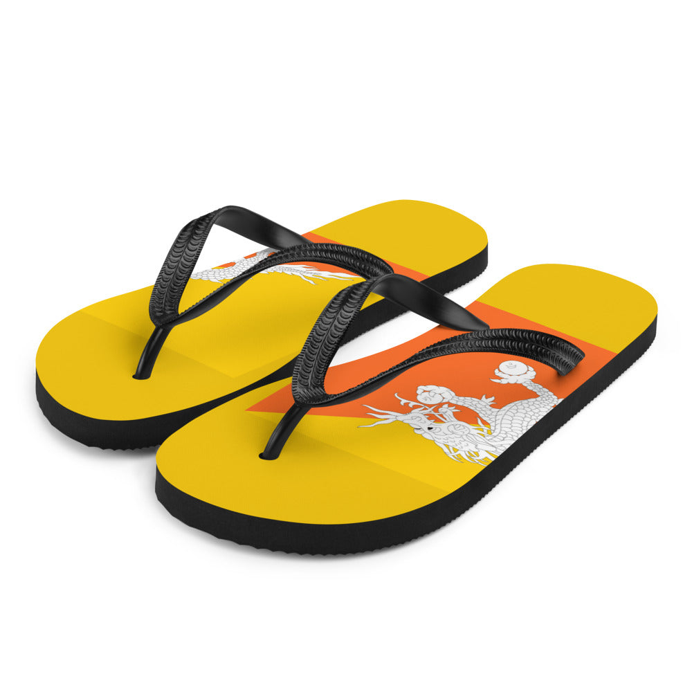 National Flag Flip Flops - Collection 1 Bhutan flip-flops-m
