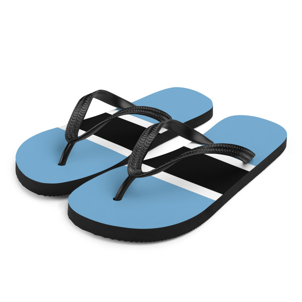 National Flag Flip Flops - Collection 1 Botswana flip-flops-m