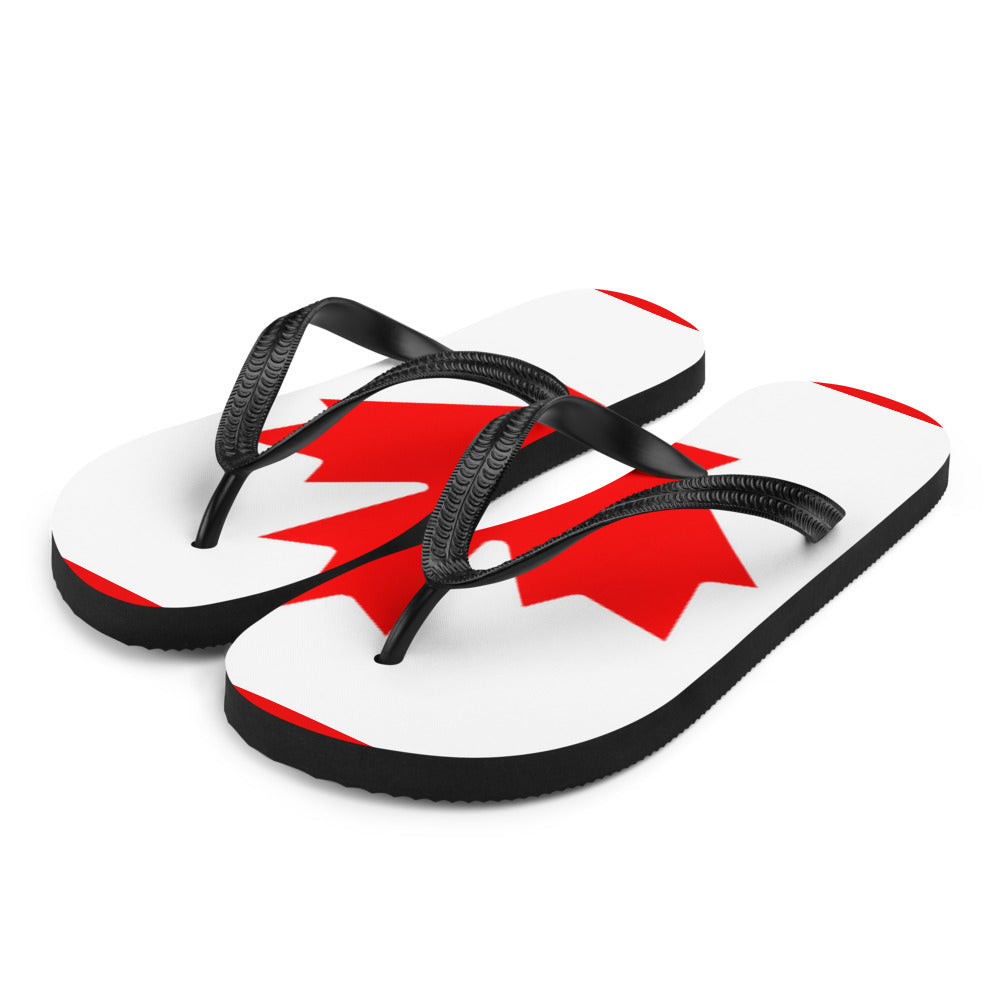 National Flag Flip Flops - Collection 1 Canada flip-flops-m