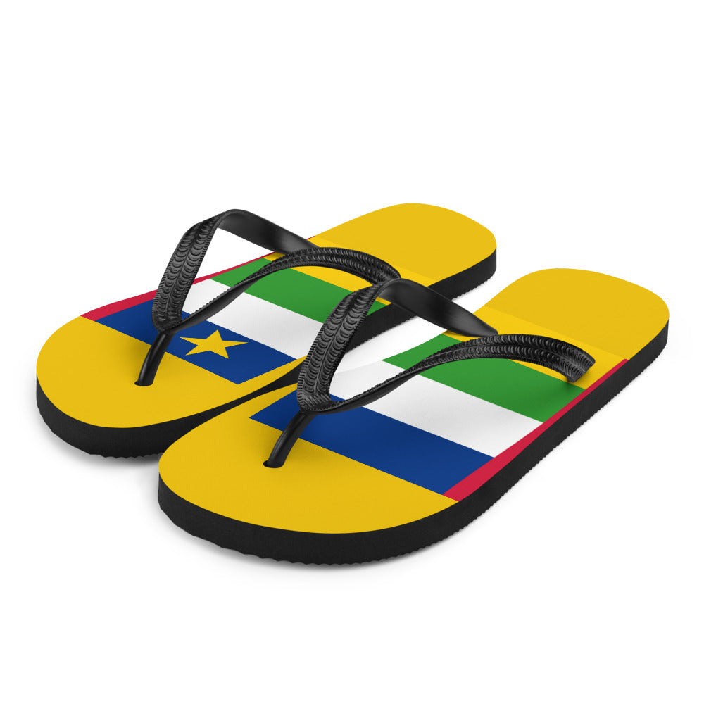 National Flag Flip Flops - Collection 1 Central African Republic flip-flops-m