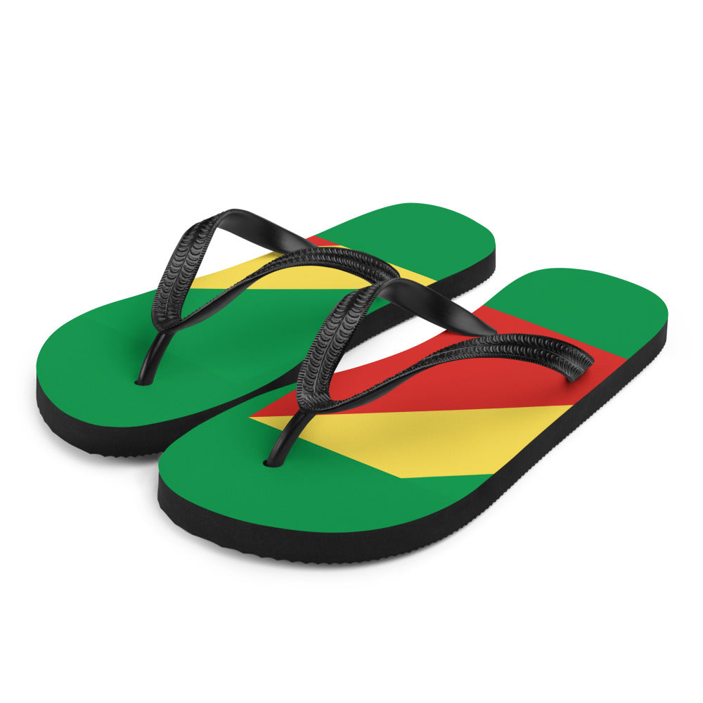 National Flag Flip Flops - Collection 1 Republic of the Congo flip-flops-m