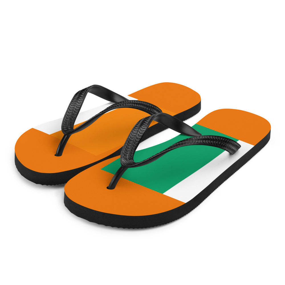 National Flag Flip Flops - Collection 2 Côte d'Ivoire flip-flops-m