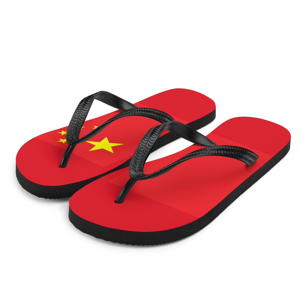 National Flag Flip Flops - Collection 2 China flip-flops-m