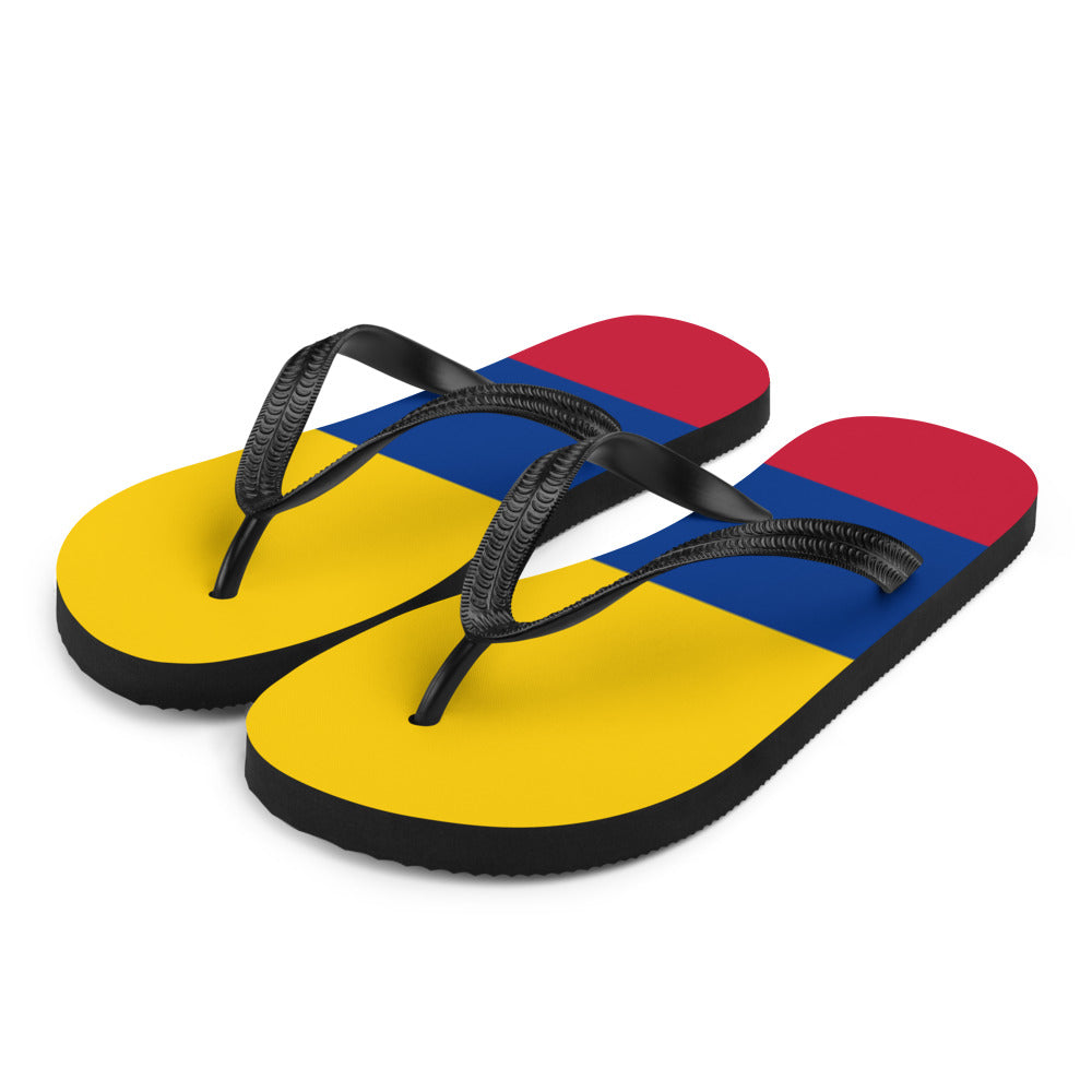 National Flag Flip Flops - Collection 2 Colombia flip-flops-m