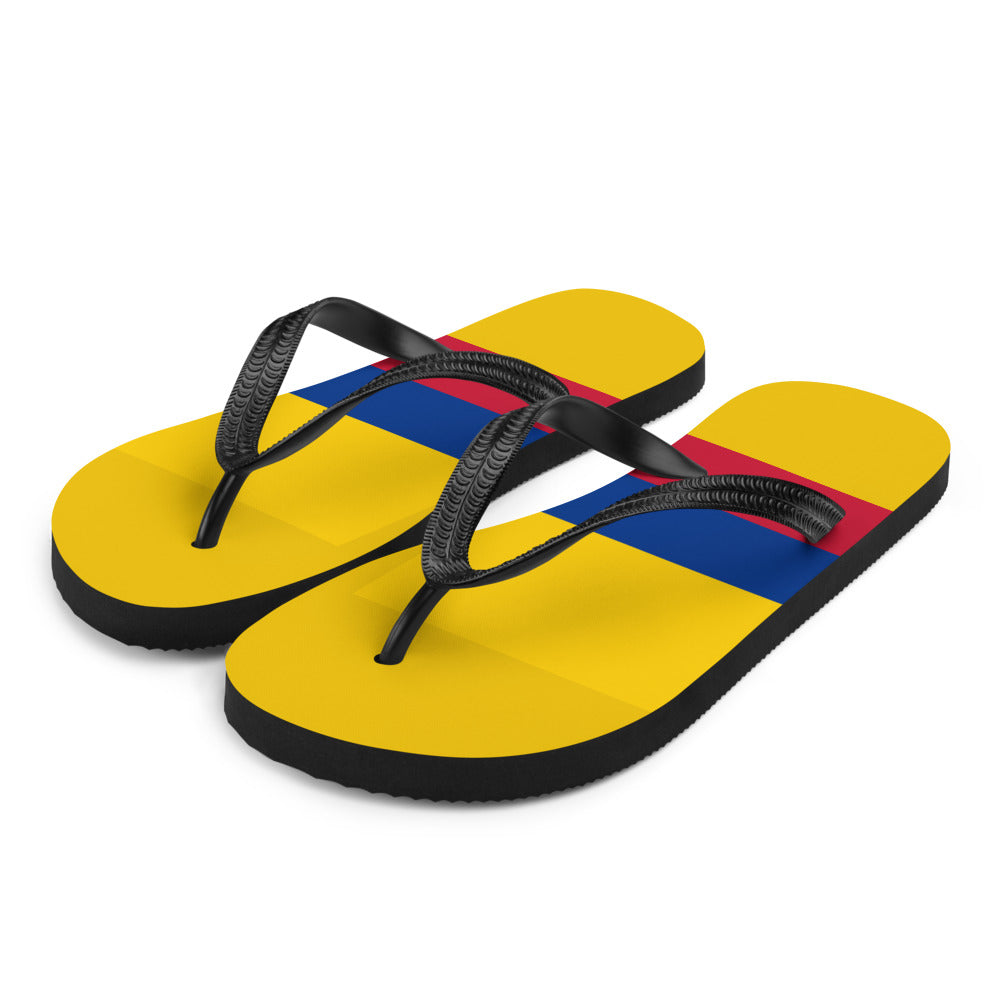 National Flag Flip Flops - Collection 2 Colombia flip-flops-m