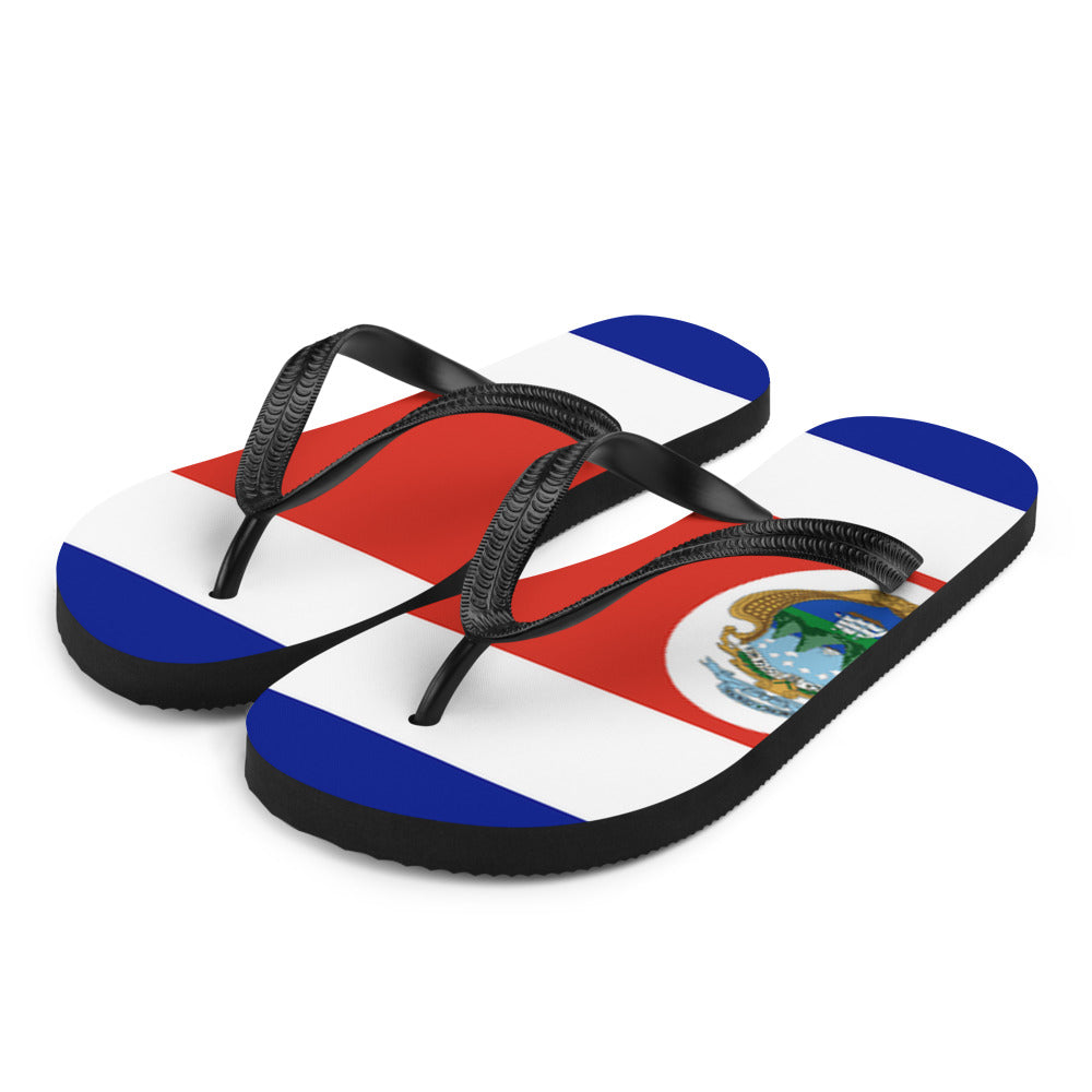 National Flag Flip Flops - Collection 2 Costa Rica flip-flops-m