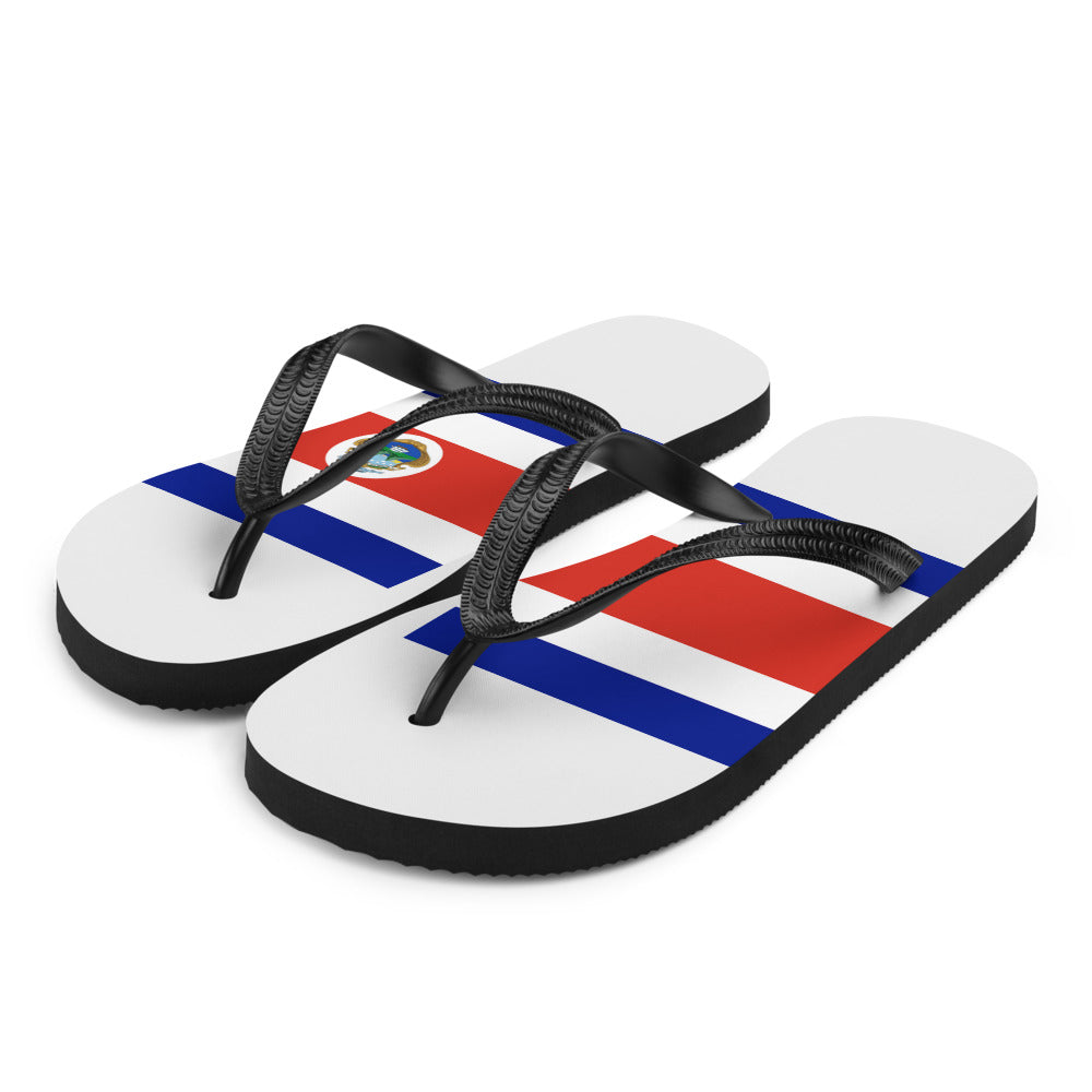 National Flag Flip Flops - Collection 2 Costa Rica flip-flops-m