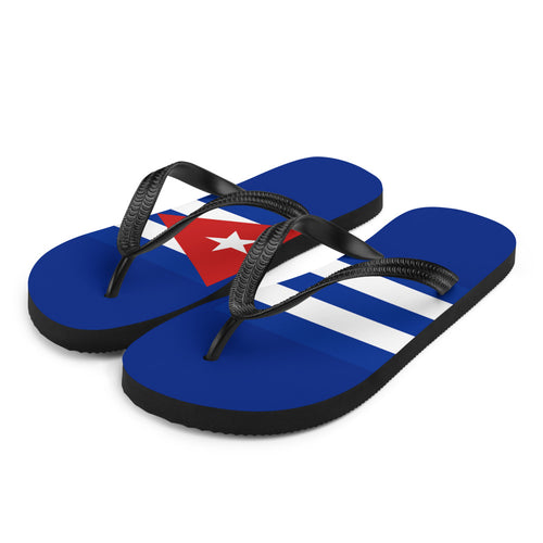 National Flag Flip Flops - Collection 2 Cuba / S / White