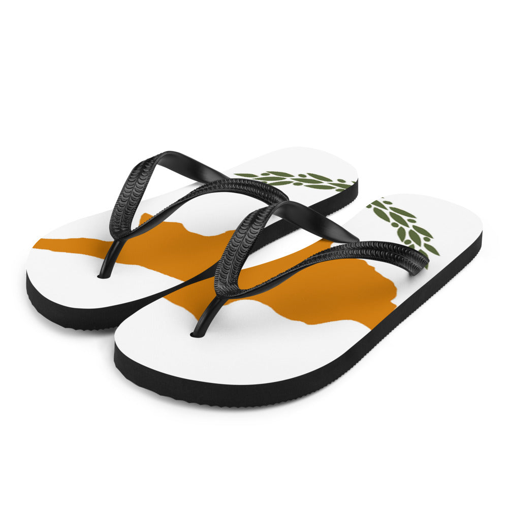 National Flag Flip Flops - Collection 2 Cyprus flip-flops-m
