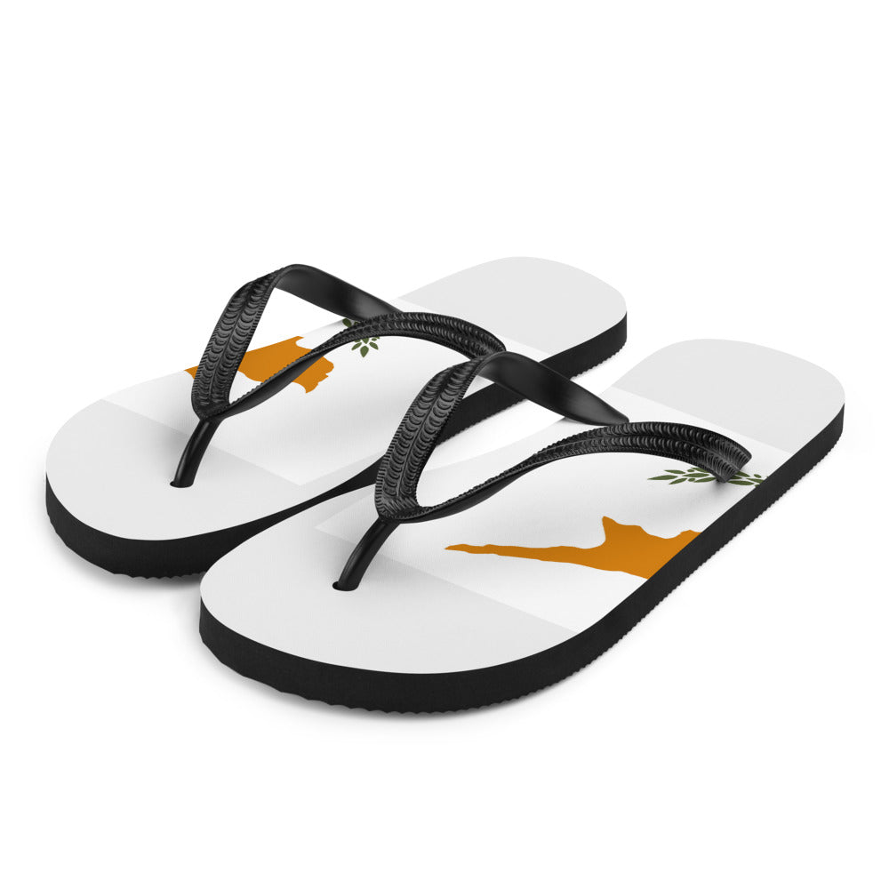 National Flag Flip Flops - Collection 2 Cyprus flip-flops-m