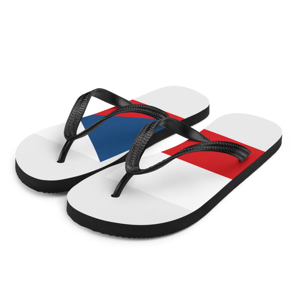 National Flag Flip Flops - Collection 2 Czech Republic flip-flops-m