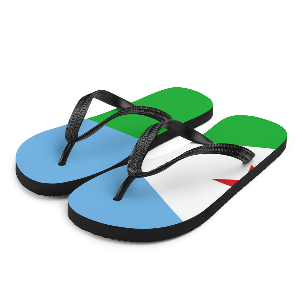 National Flag Flip Flops - Collection 2 Djibouti flip-flops-m