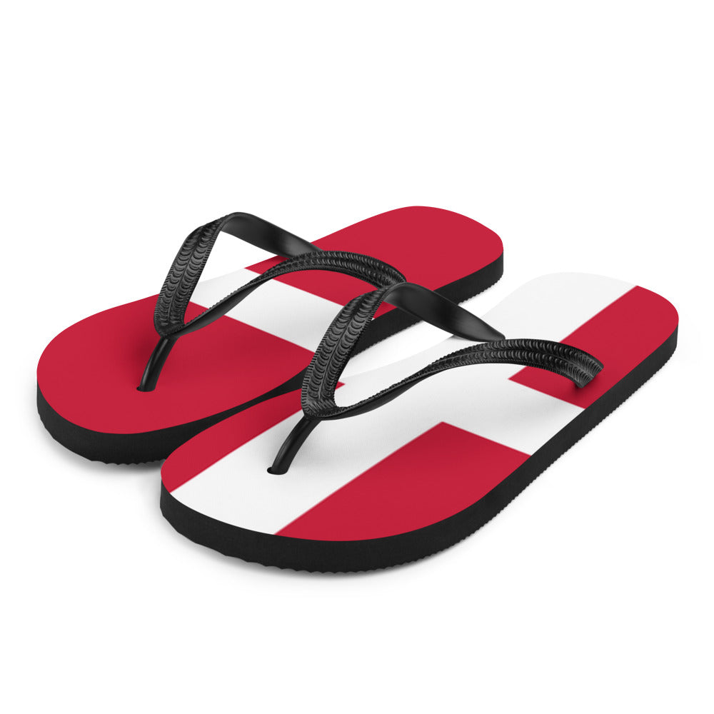 National Flag Flip Flops - Collection 2 Denmark flip-flops-m