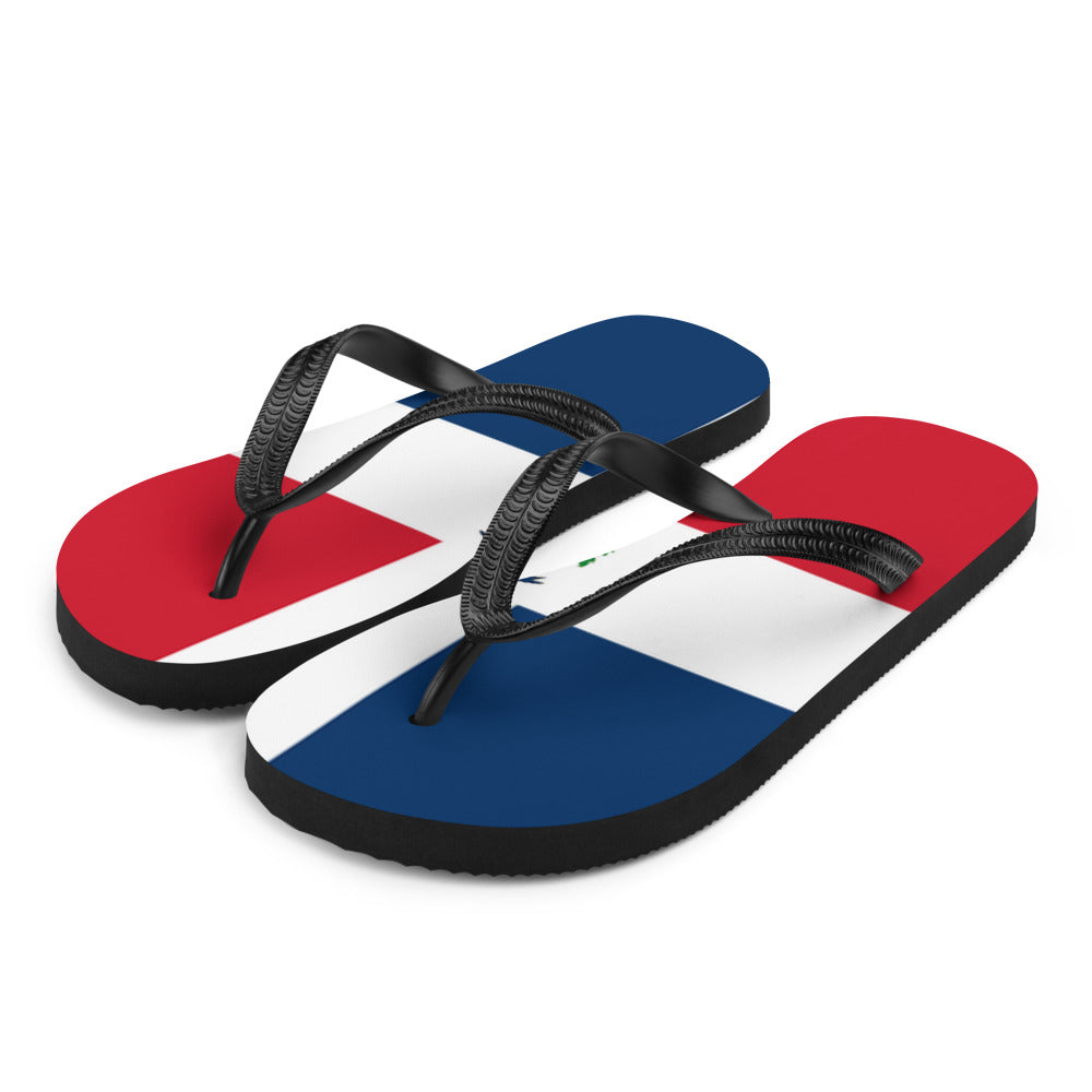 National Flag Flip Flops - Collection 2 Dominican Republic flip-flops-m