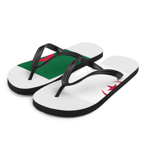 National Flag Flip Flops - Collection 2 Algeria / S / White