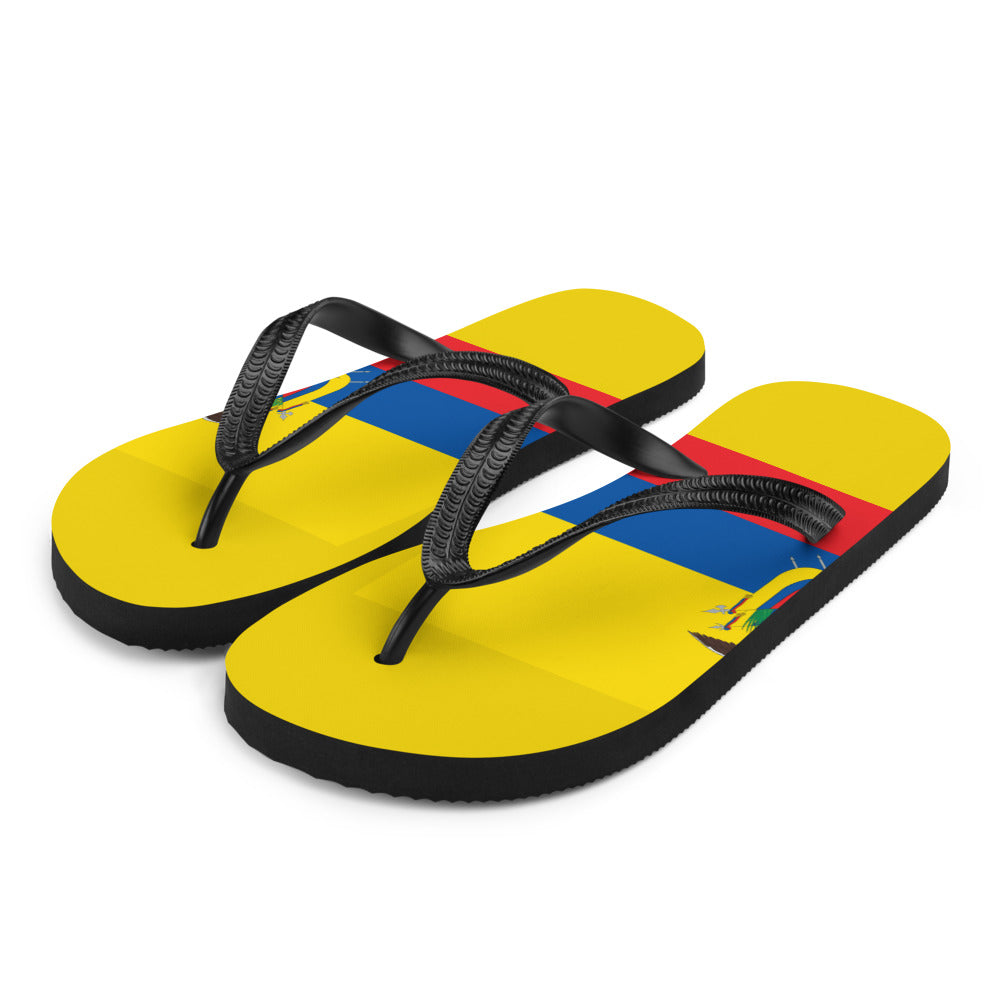 National Flag Flip Flops - Collection 2 Ecuador flip-flops-m