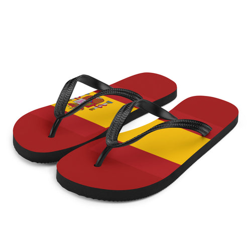National Flag Flip Flops - Collection 2 Spain / S / White