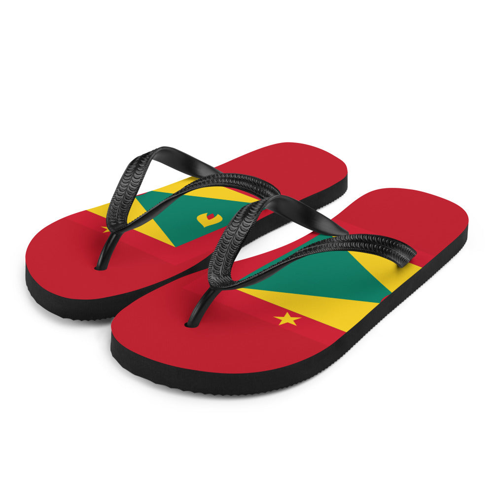 National Flag Flip Flops - Collection 2 Grenada flip-flops-m
