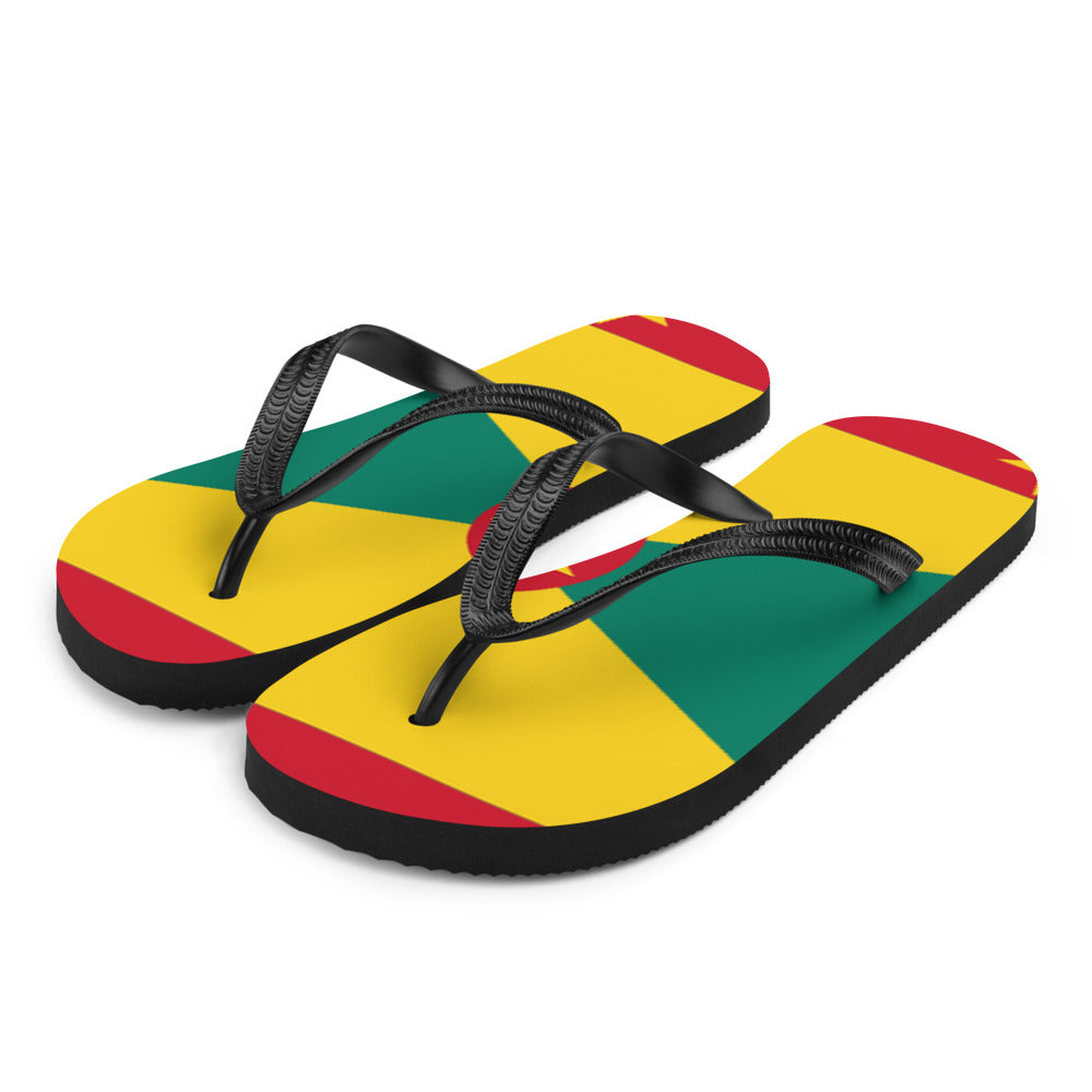 National Flag Flip Flops - Collection 2 Grenada flip-flops-m