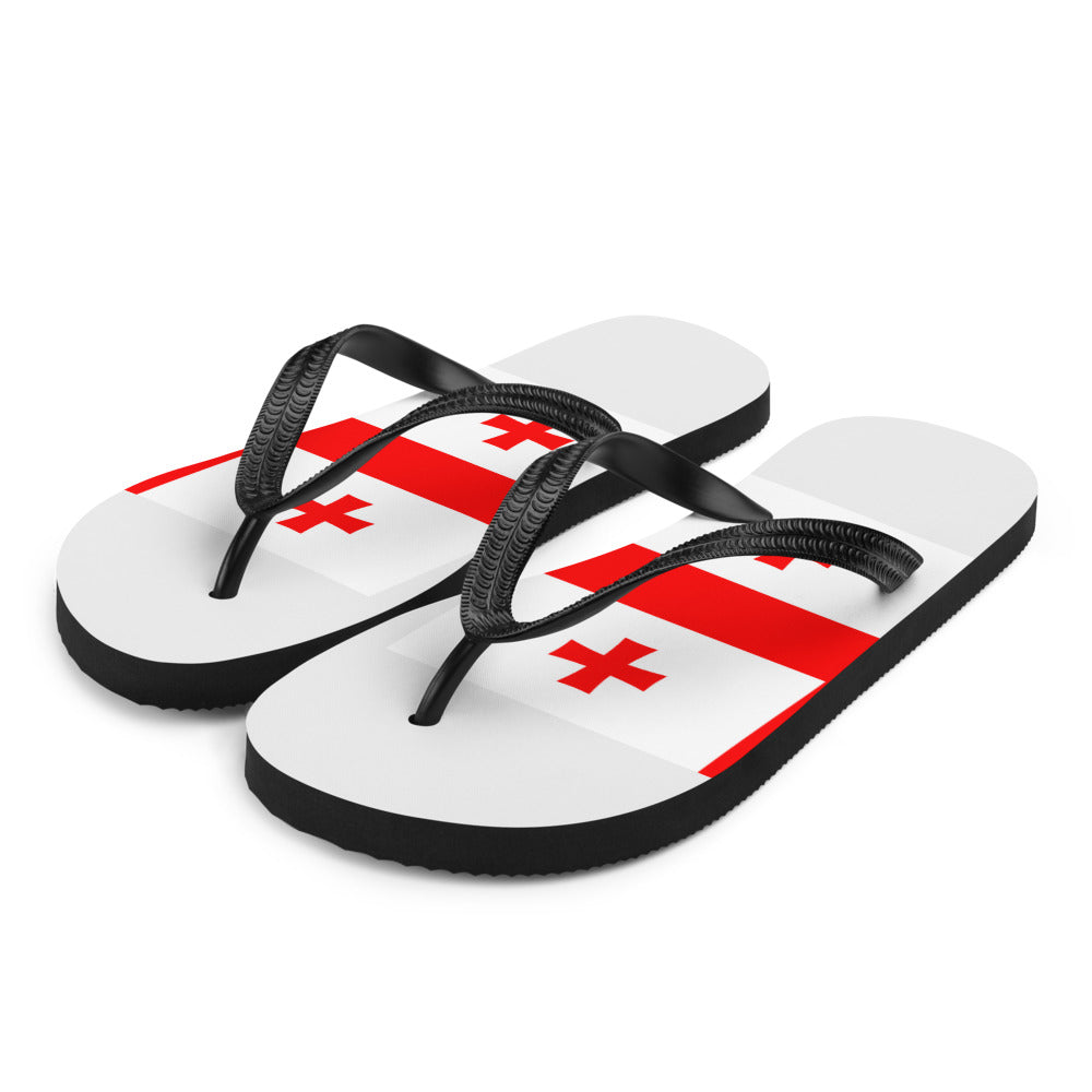 National Flag Flip Flops - Collection 2 Georgia flip-flops-m