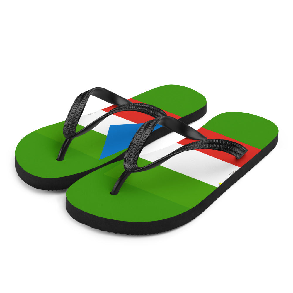 National Flag Flip Flops - Collection 3 Equatorial Guinea flip-flops-m