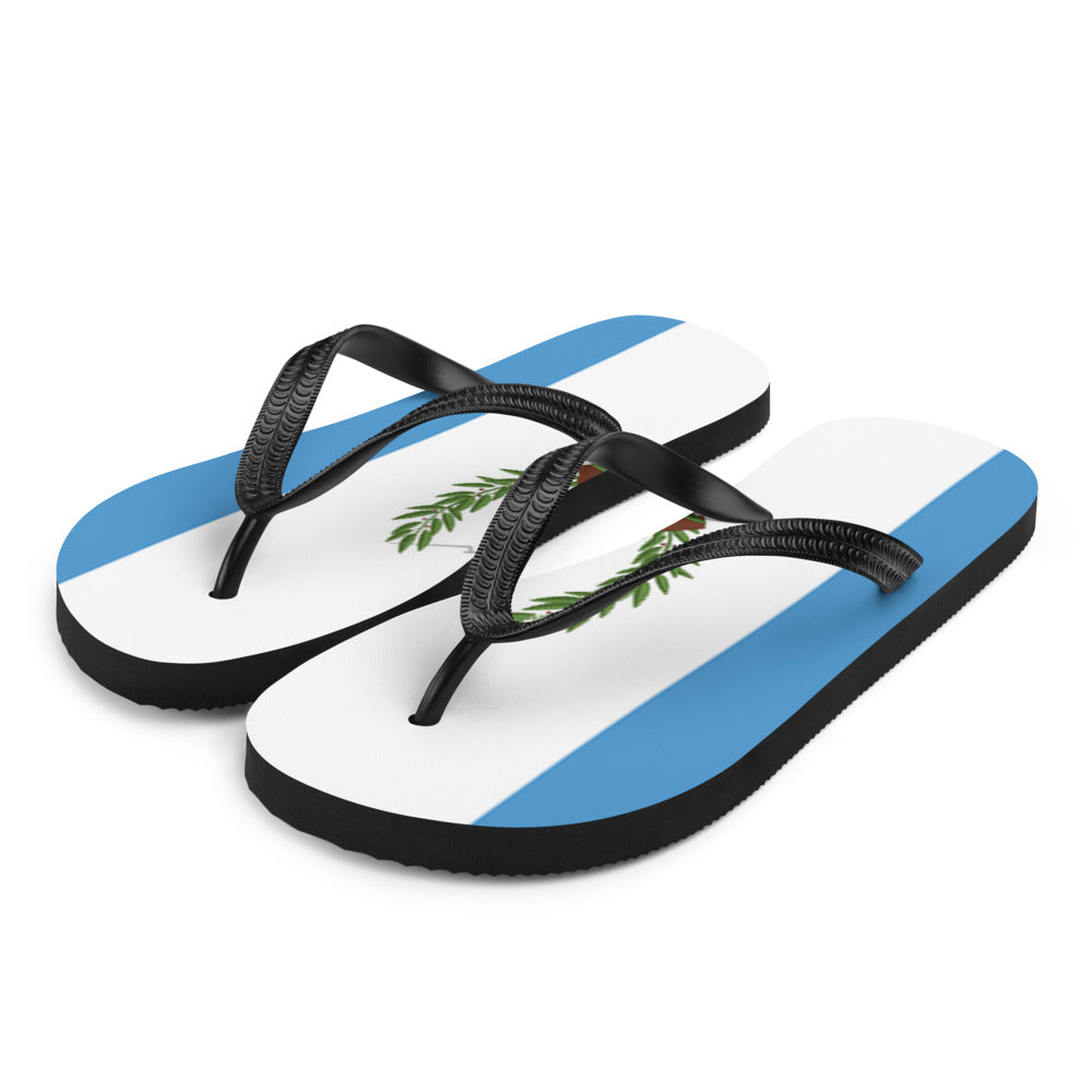 National Flag Flip Flops - Collection 3 Guatemala flip-flops-m