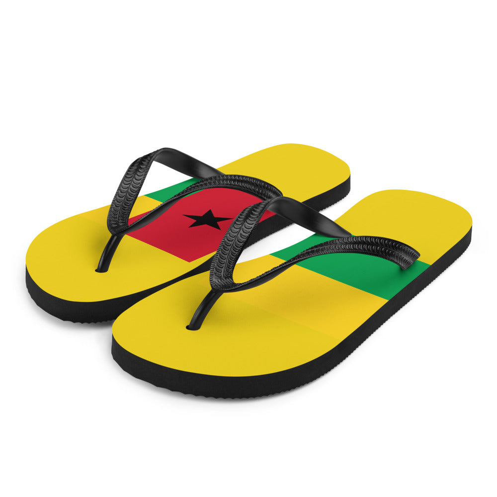 National Flag Flip Flops - Collection 3 Guinea-Bissau flip-flops-m