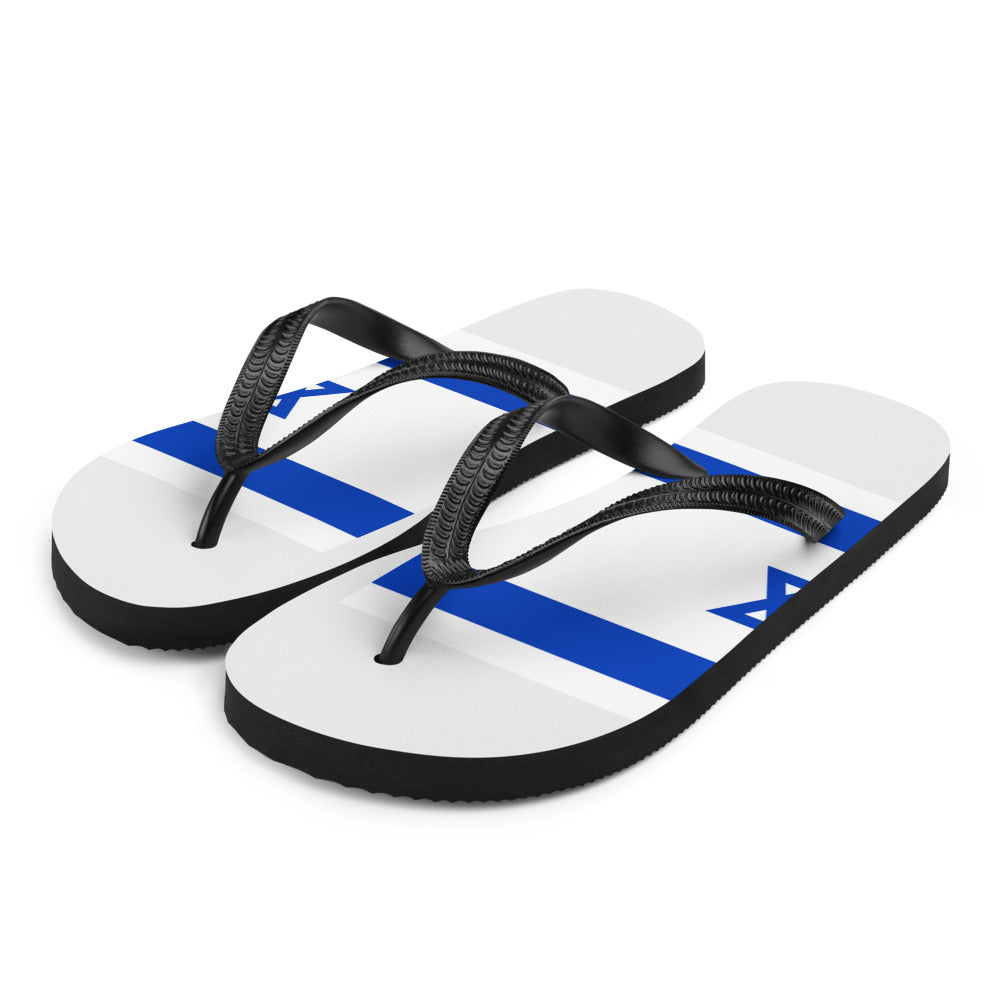 National Flag Flip Flops - Collection 3 Israel flip-flops-m