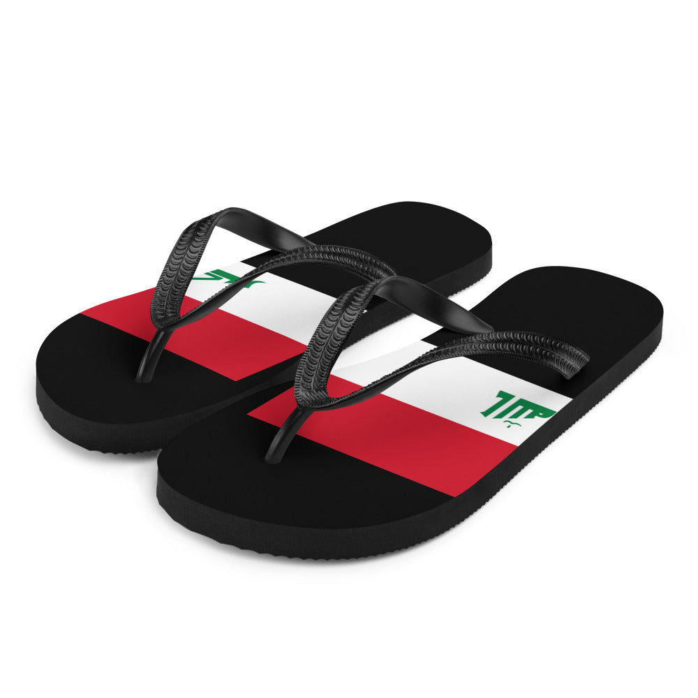 National Flag Flip Flops - Collection 3 Iraq flip-flops-m
