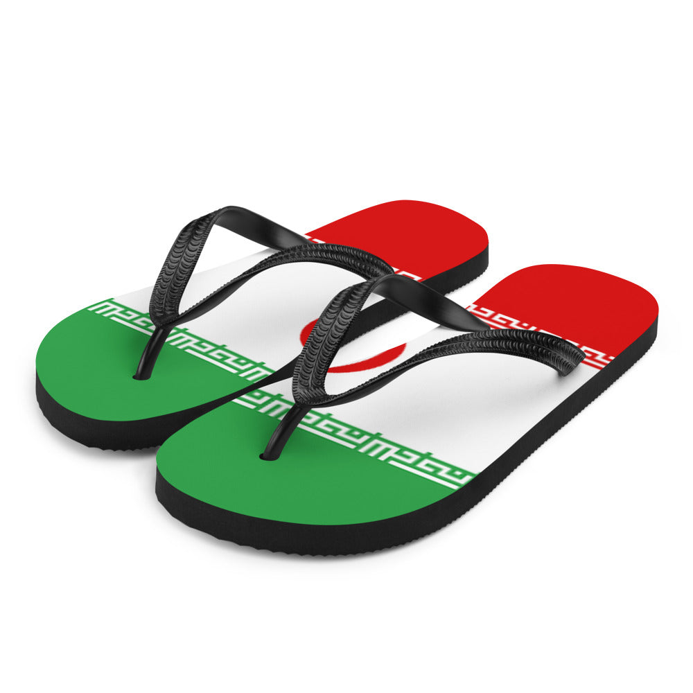 National Flag Flip Flops - Collection 3 Iran flip-flops-m