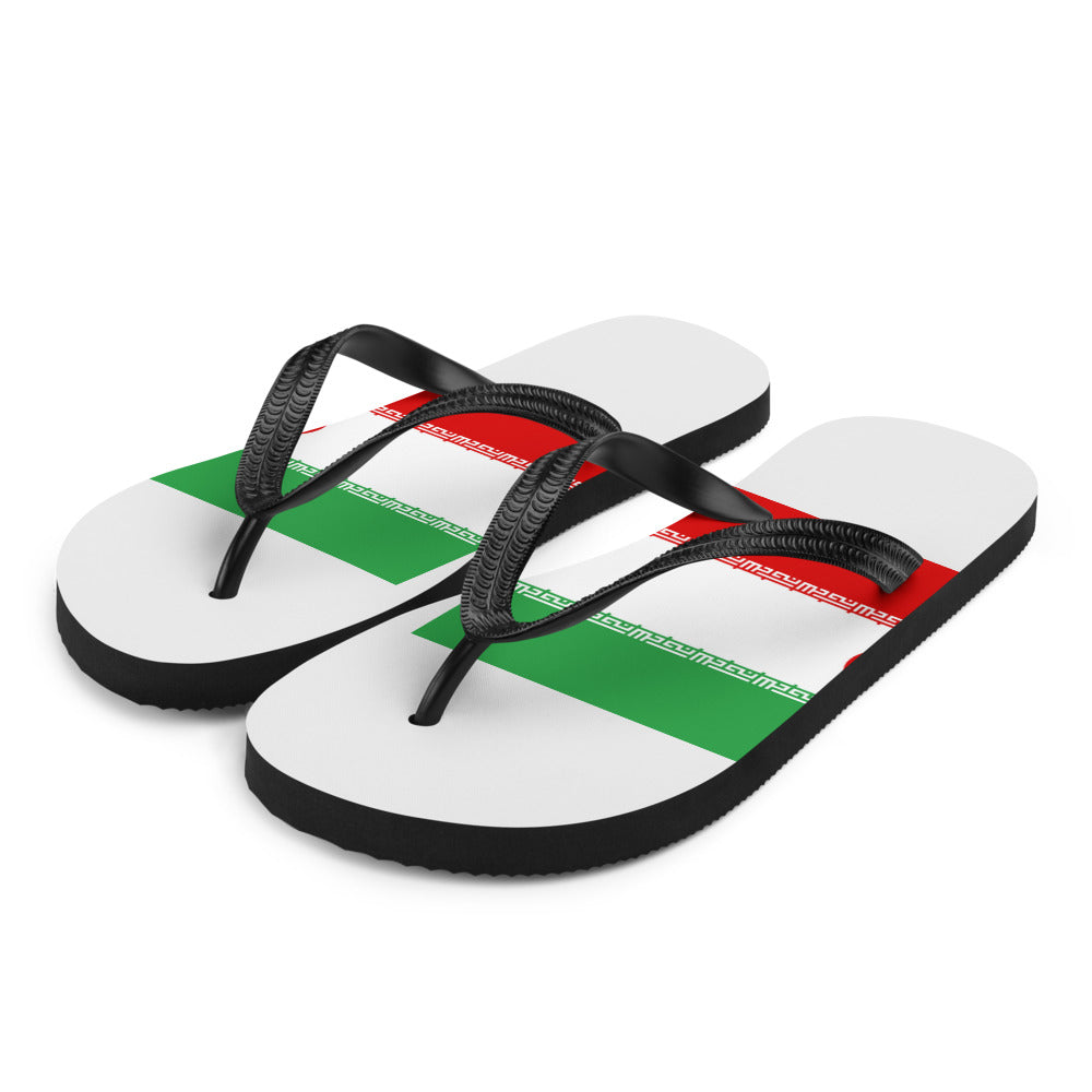 National Flag Flip Flops - Collection 3 Iran flip-flops-m