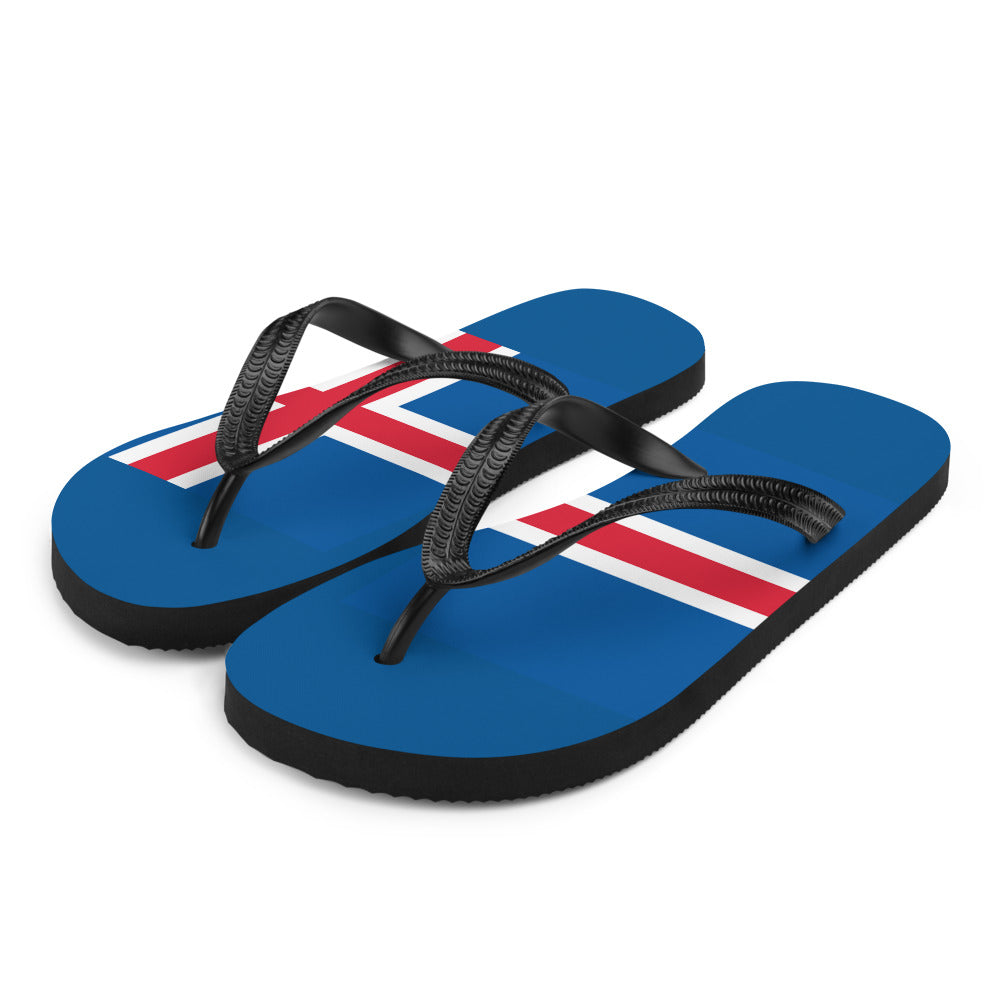 National Flag Flip Flops - Collection 3 Iceland flip-flops-m