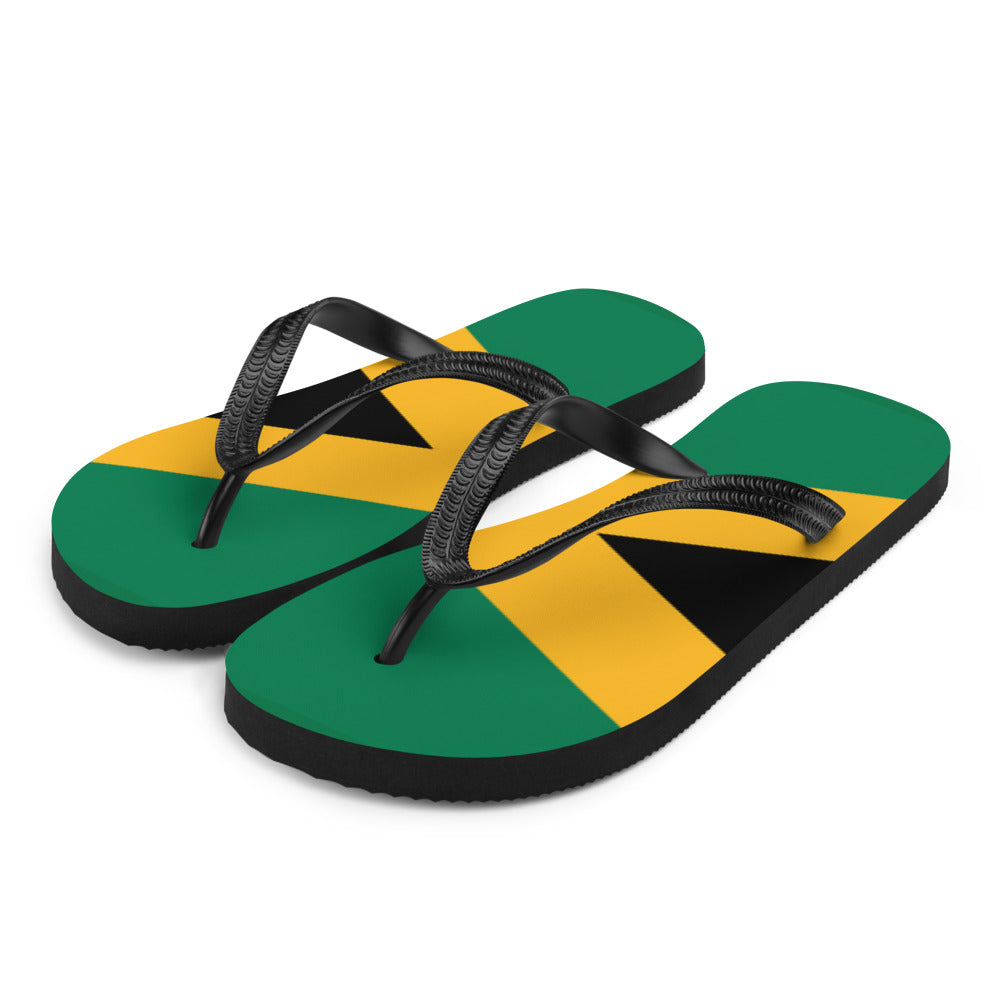 National Flag Flip Flops - Collection 3 Jamaica flip-flops-m