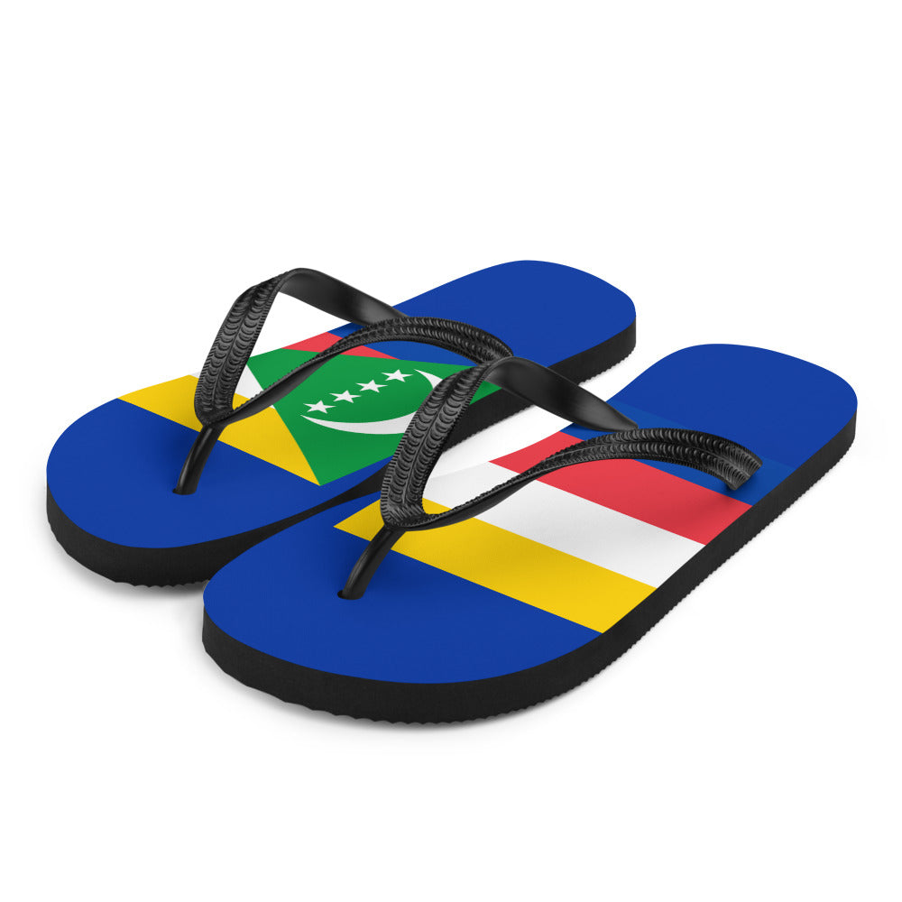 National Flag Flip Flops - Collection 3 Comoros flip-flops-m