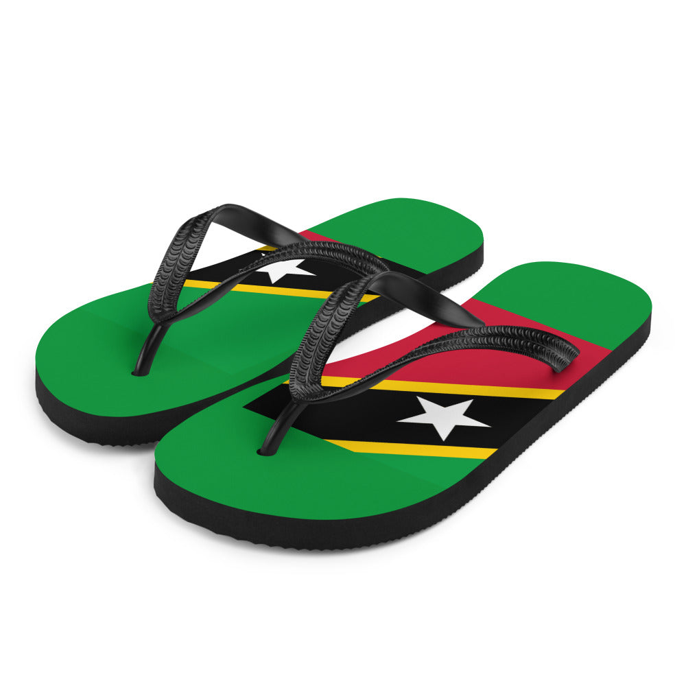 National Flag Flip Flops - Collection 3 St. Kitts & Nevis flip-flops-m