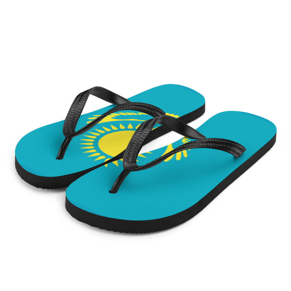 National Flag Flip Flops - Collection 3 Kazakhstan flip-flops-m